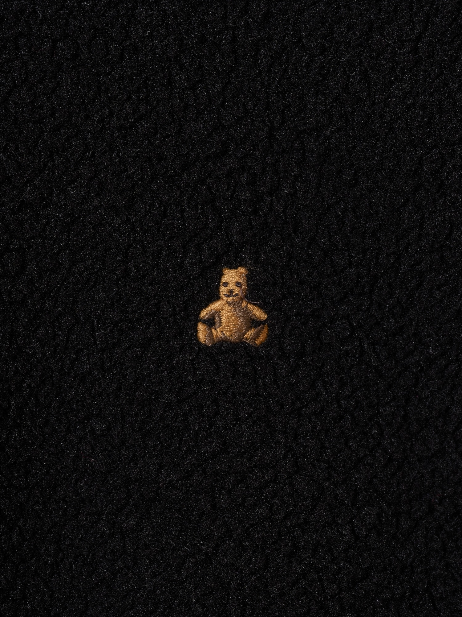 ボア オーバーサイズ くまさん ジップアップパーカー (キッズ)-3