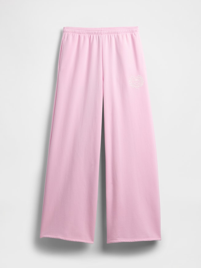 ハイライズ ヴィンテージソフト ハート GAPロゴ バギースウェットパンツ-5