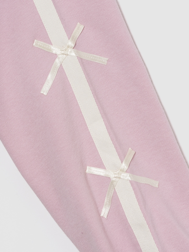 ヴィンテージソフト Vネック リボンスウェットシャツ (キッズ)-2