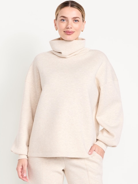 Bounce Fleece Funnel Neck Tunic