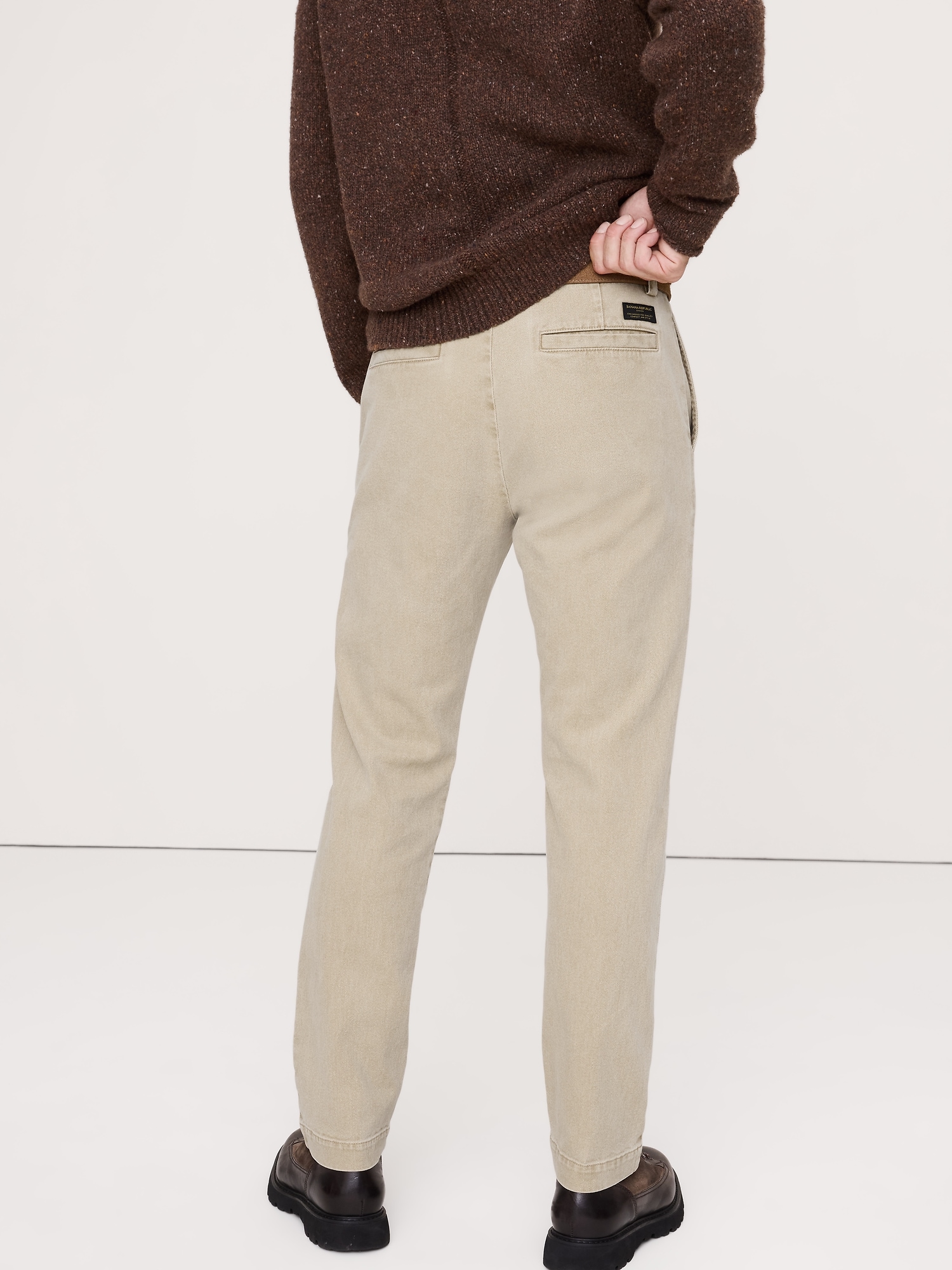 ストレート ブラッシュド イタリアン チノ-1 ストレート ブラッシュド イタリアン チノ-1