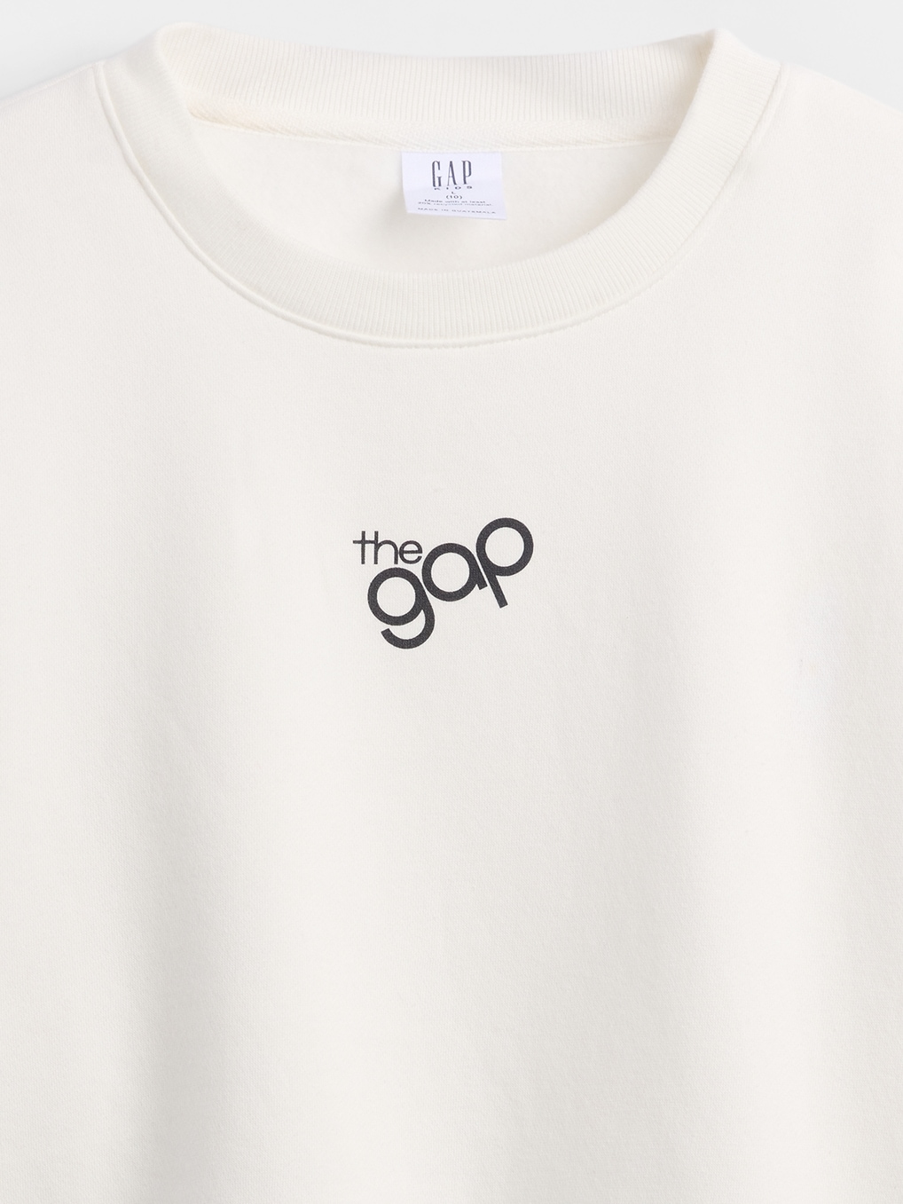 オーバーサイズ ウェッジ GAPロゴ スウェットシャツ (キッズ)-2