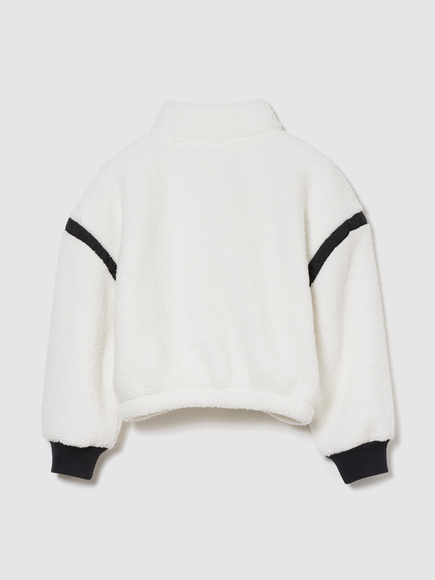 リサイクル リラックスフィット  ボア ハーフジップ スウェットシャツ (キッズ)-3