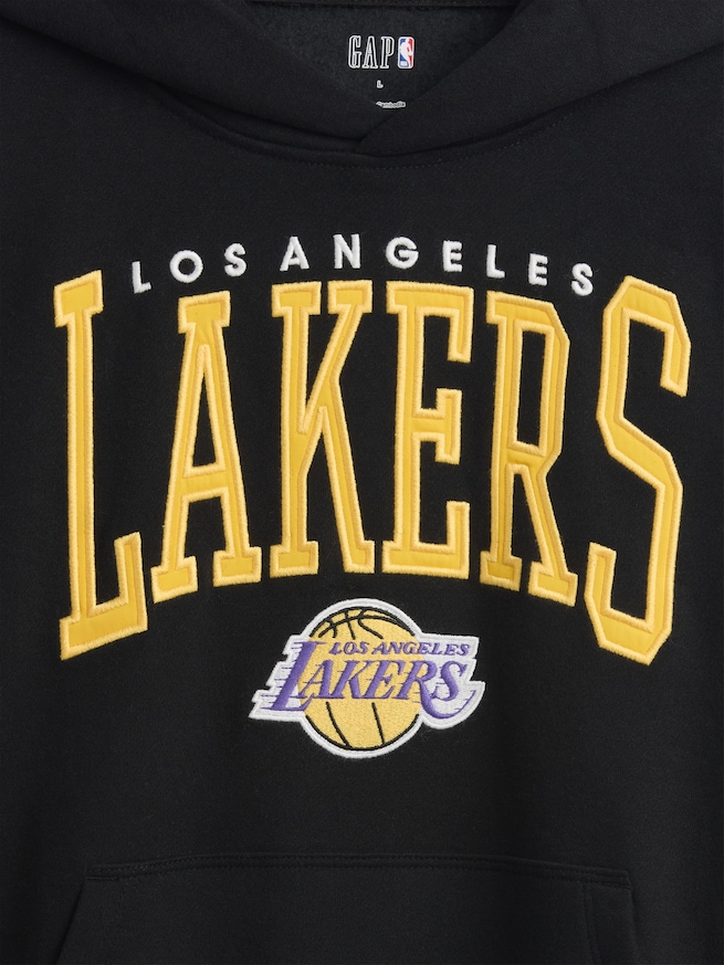 NBA ロサンゼルス レイカーズ ヴィンテージソフト リラックスフィット パーカー (キッズ)-3