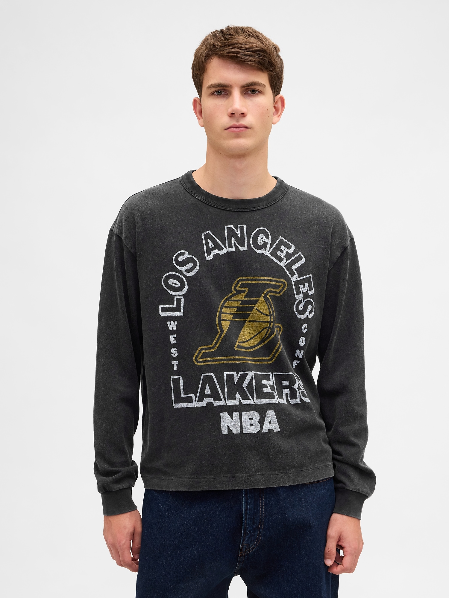 GAP 黒　ロンT Gap公式オンラインストア | オーバーサイズ クロップド Tシャツ