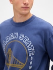 NBA ゴールデンステイト ウォリアーズ クロップドグラフィックTシャツ-3