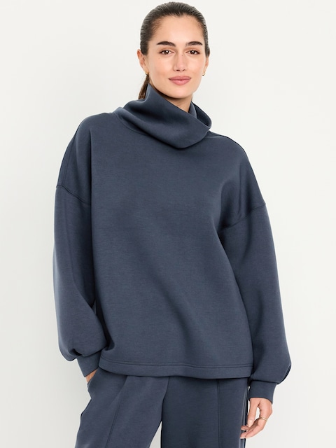 Bounce Fleece Funnel Neck Tunic