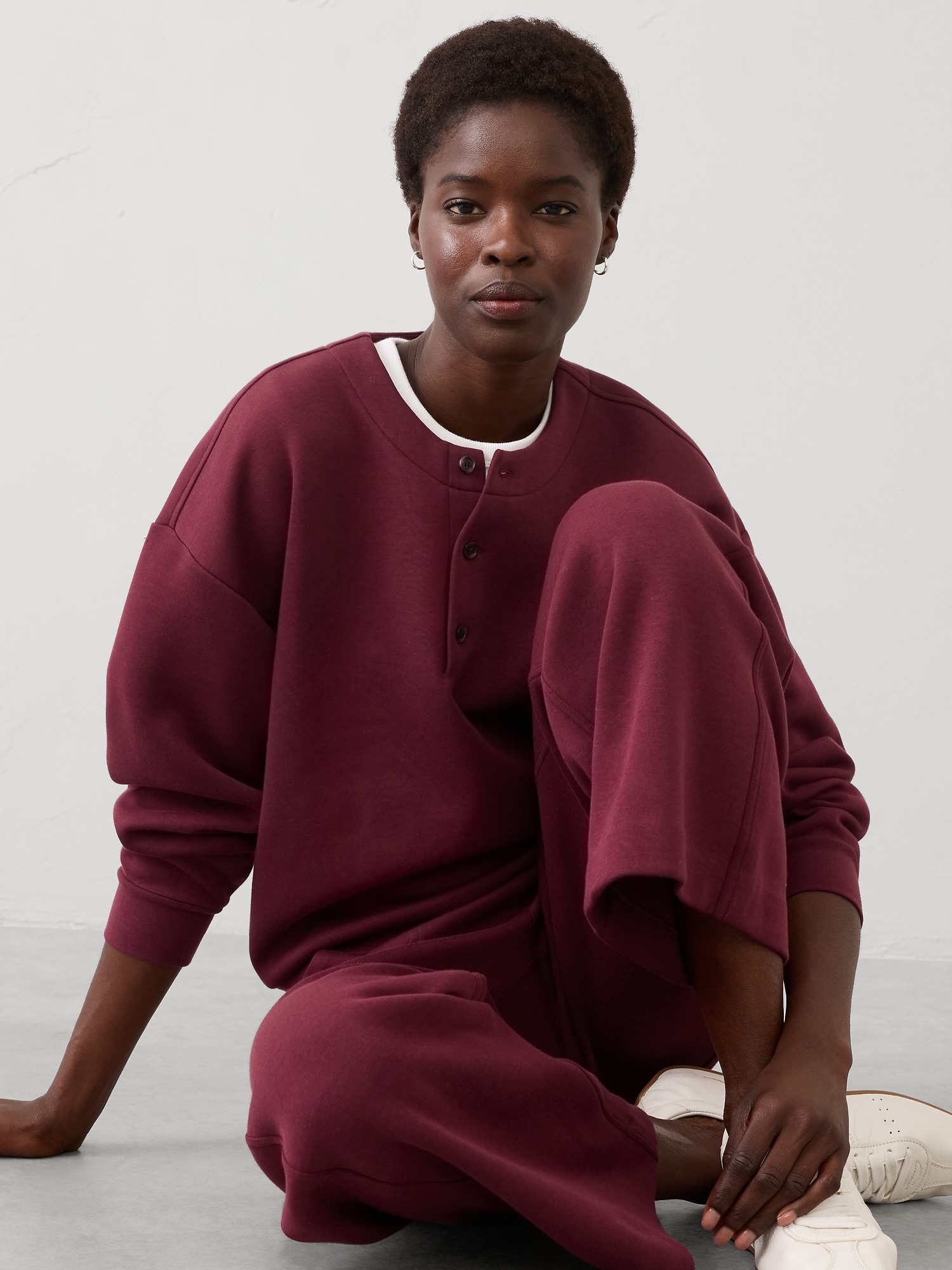 Weekender Henley Sweatshirt