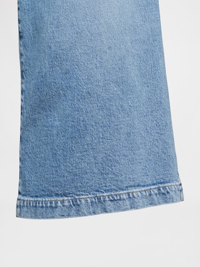 ハイライズ キュロットデニム-7