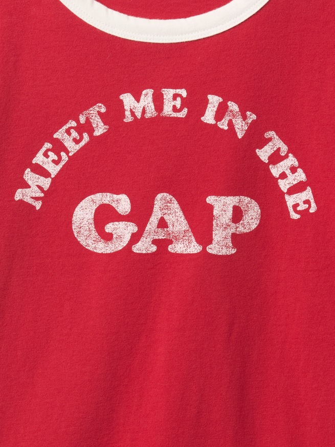 コットンジャージー GAPロゴ チビTシャツ-4