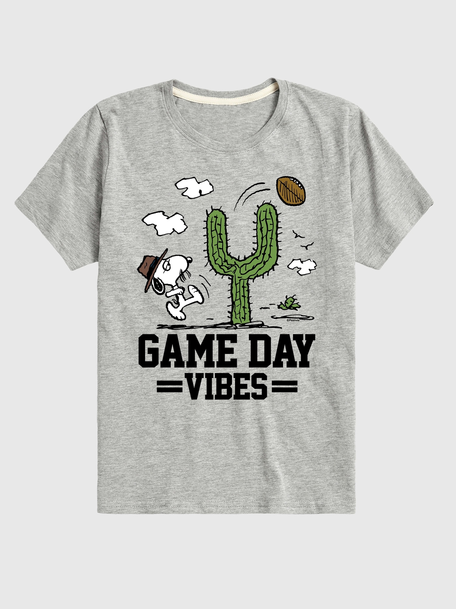 Kids Peanuts Game Day Vibes Short Sleeve T-Shirt