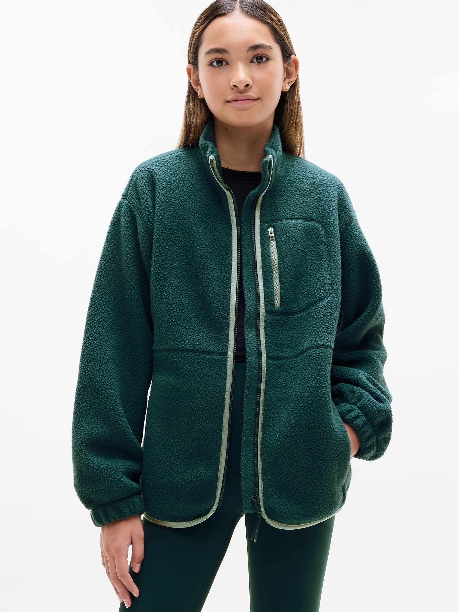 パーカー argue  ITALY MELLOA FLEECE FOODIE ATHLETA（アスレタ） パーカー 「 」シェルパフリースジップアップ