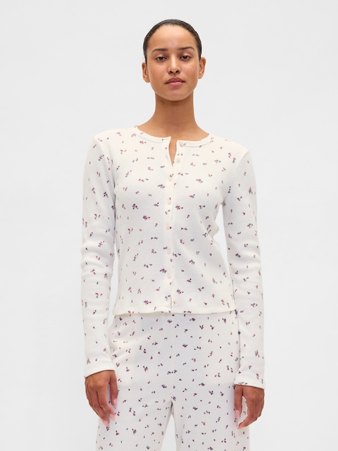 Waffle PJ Cardigan