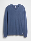 リラックスフィット Vネックセーター-4