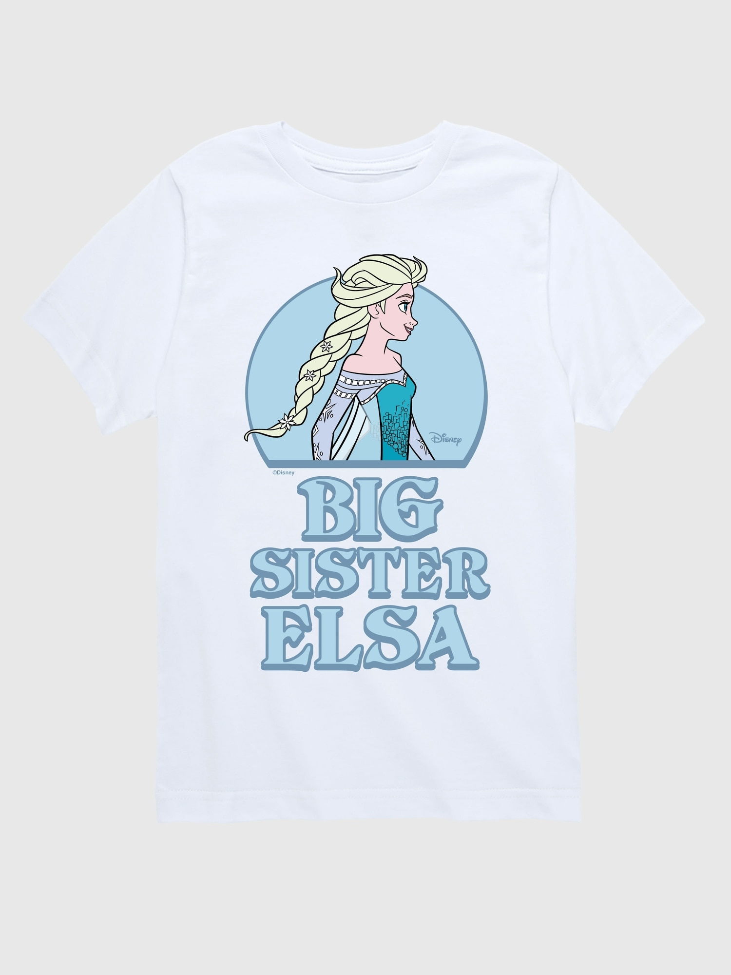 Toddler Frozen Big Sister Elsa Short Sleeve Graphic Tee