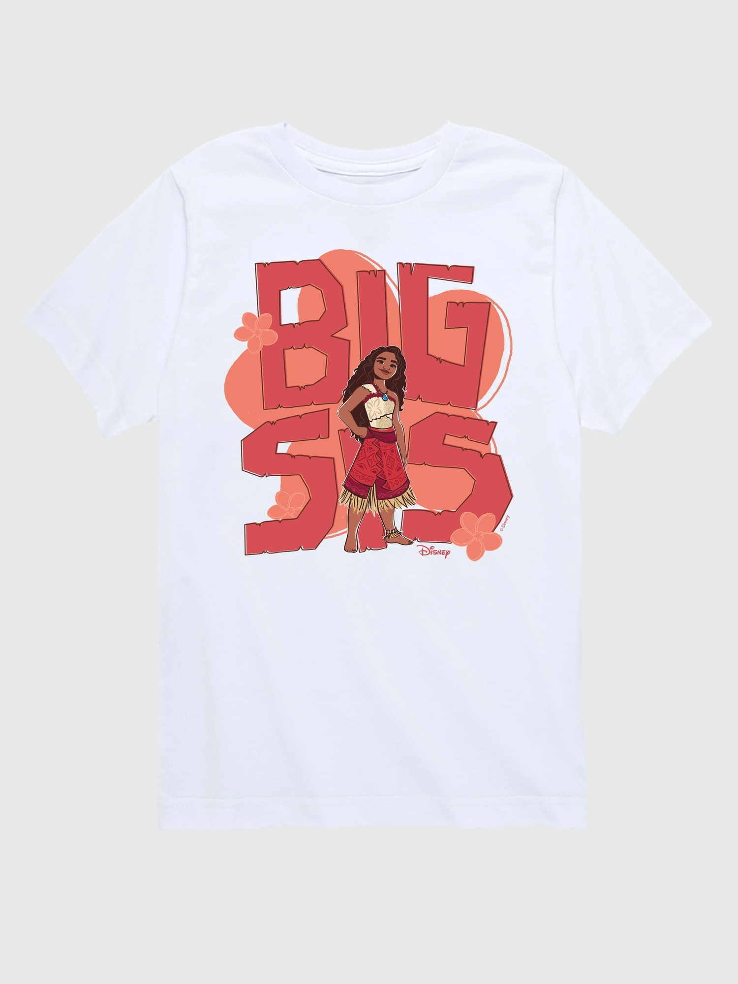 Toddler Moana 2 Big Sis Moana Short Sleeve Graphic Tee