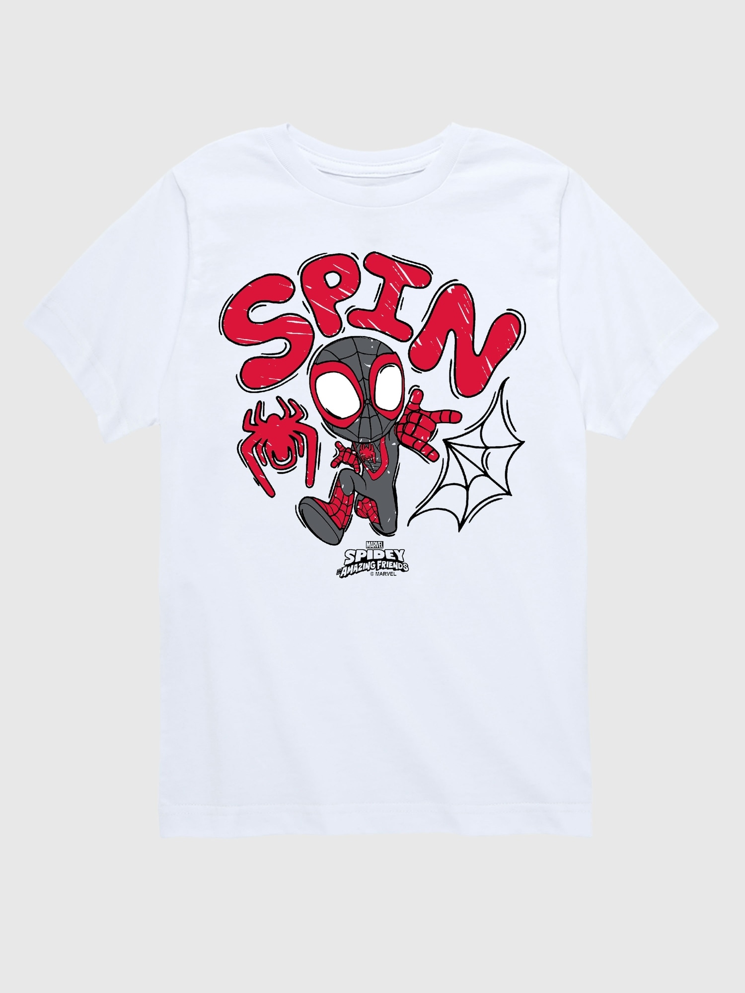 Toddler Marvel Spin Doodle Short Sleeve Graphic Tee