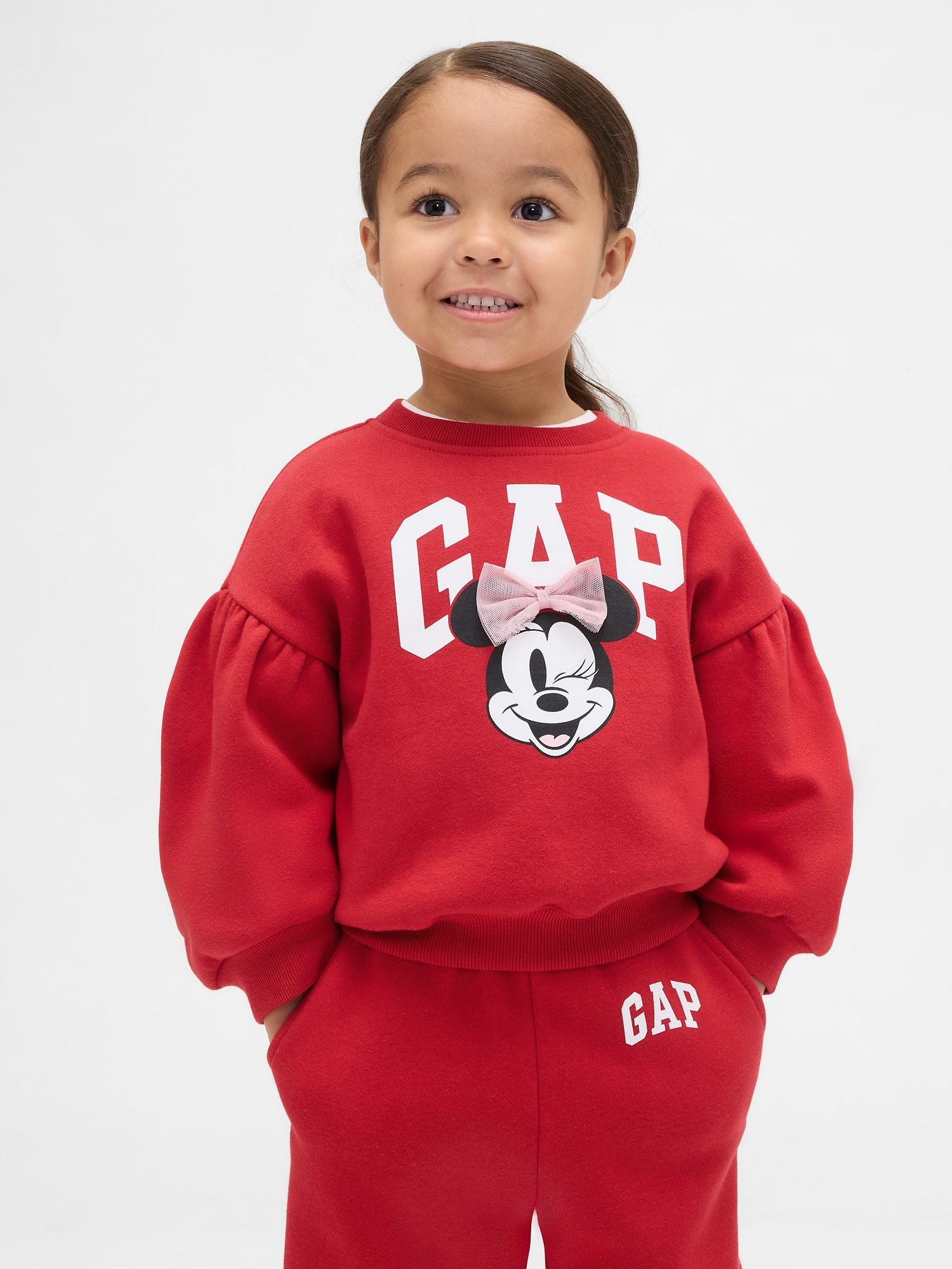 Gap Gap × ディズニー ヴィンテージソフト GAPロゴ バブルスウェットシャツ (幼児・ベビー)