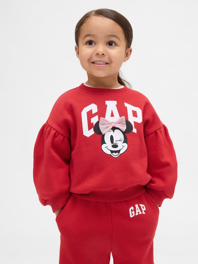 Gap &times; ディズニー ヴィンテージソフト GAPロゴ バブルスウェットシャツ (幼児・ベビー)-0