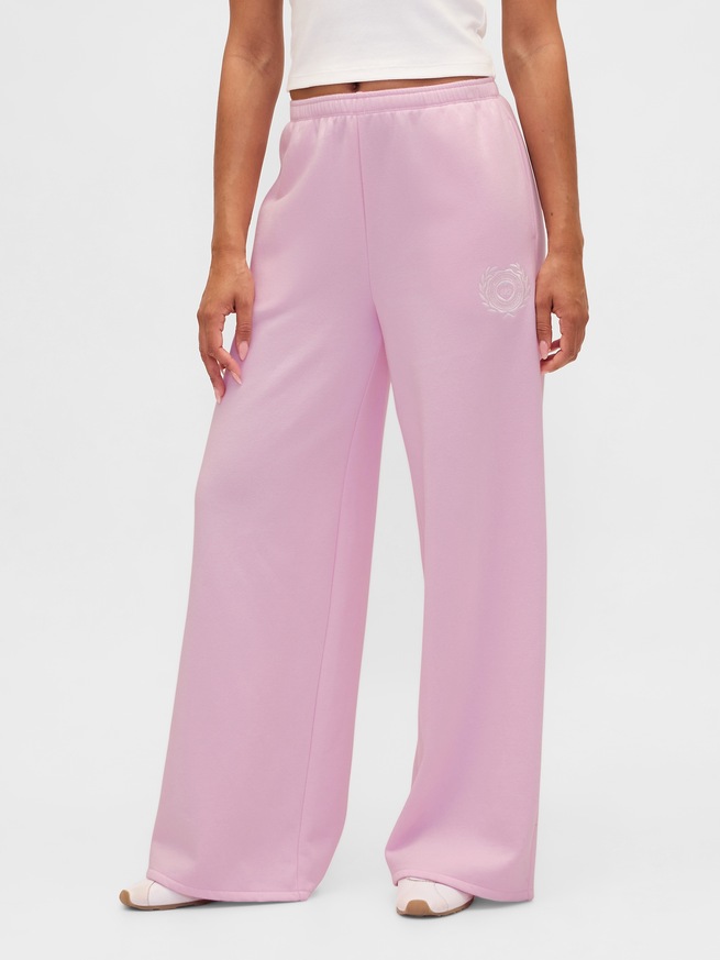 ハイライズ ヴィンテージソフト ハート GAPロゴ バギースウェットパンツ-1