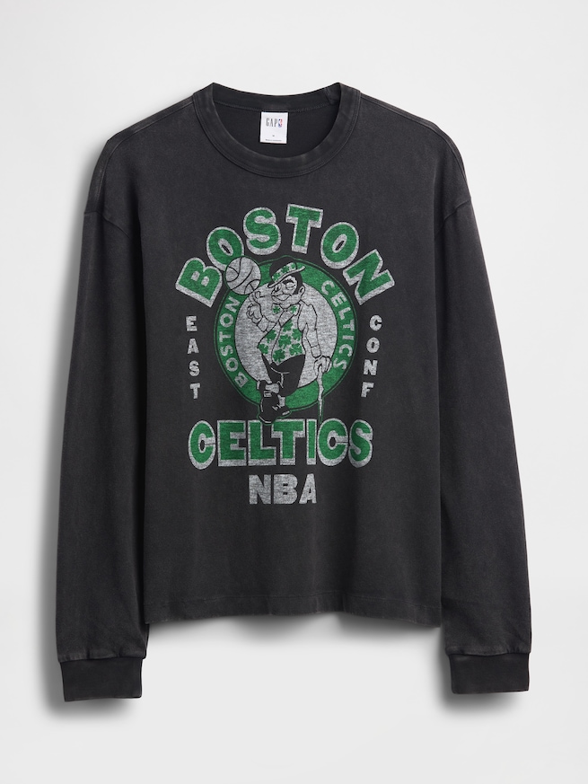 NBA ボストン セルティックス クロップドグラフィックTシャツ-4