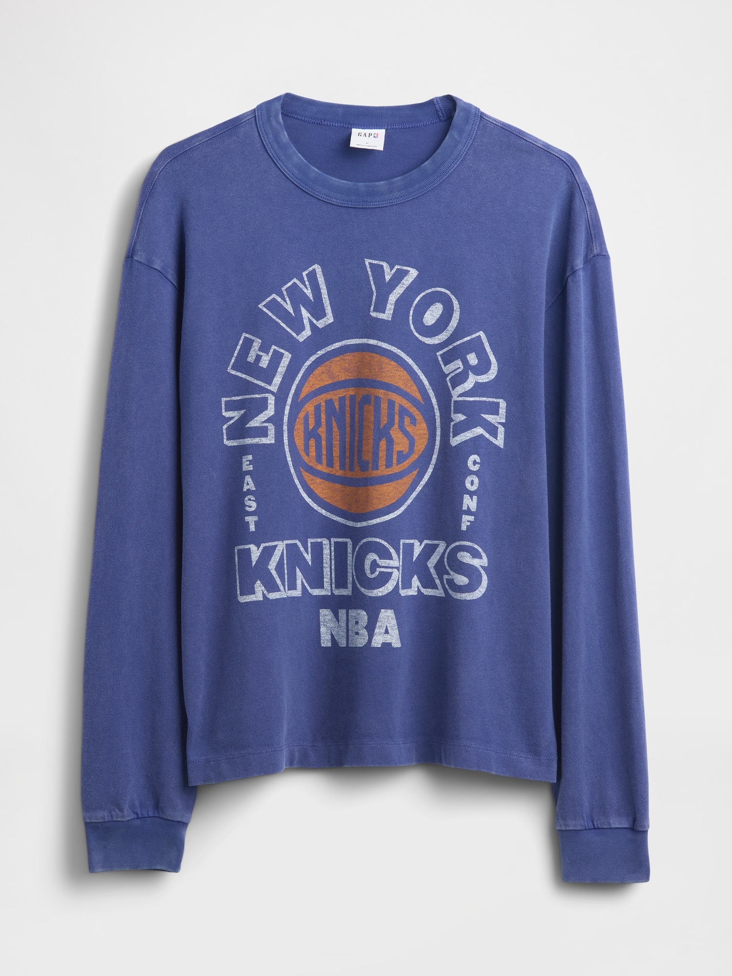 NBA ニューヨーク ニックス クロップド グラフィックTシャツ-3