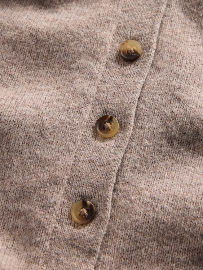 CashSoft カシミヤタッチ ヘンリーネックセーター-3