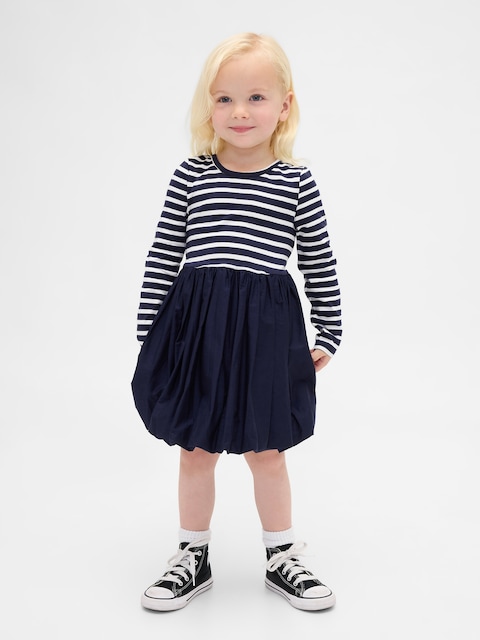 Baby & Toddler Mixed Media Bubble Dress