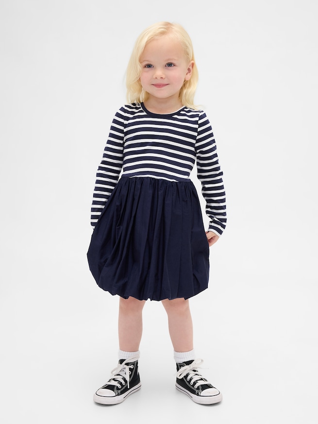 ミックスメディア バブルワンピース (幼児・ベビー)-0