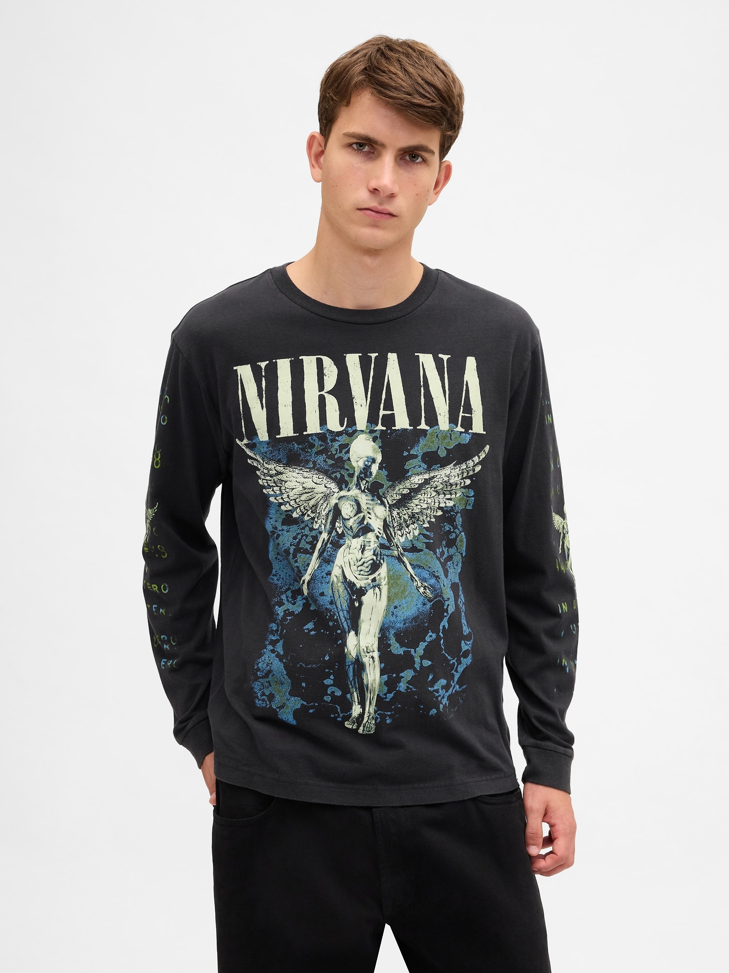 T-SHIRT À IMPRIMÉ DE NIRVANA