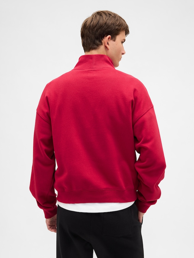 ヴィンテージソフト NAPロゴ モックネック スウェットシャツ-2