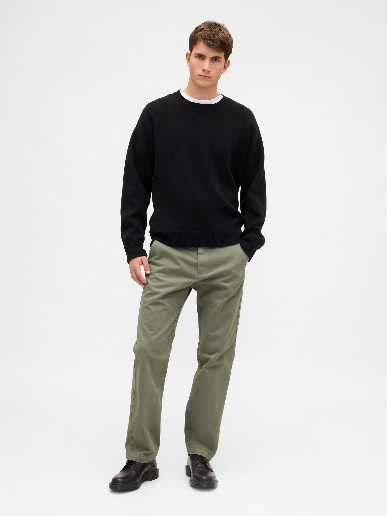 Heavyweight Twill Relaxed Straight Khakis