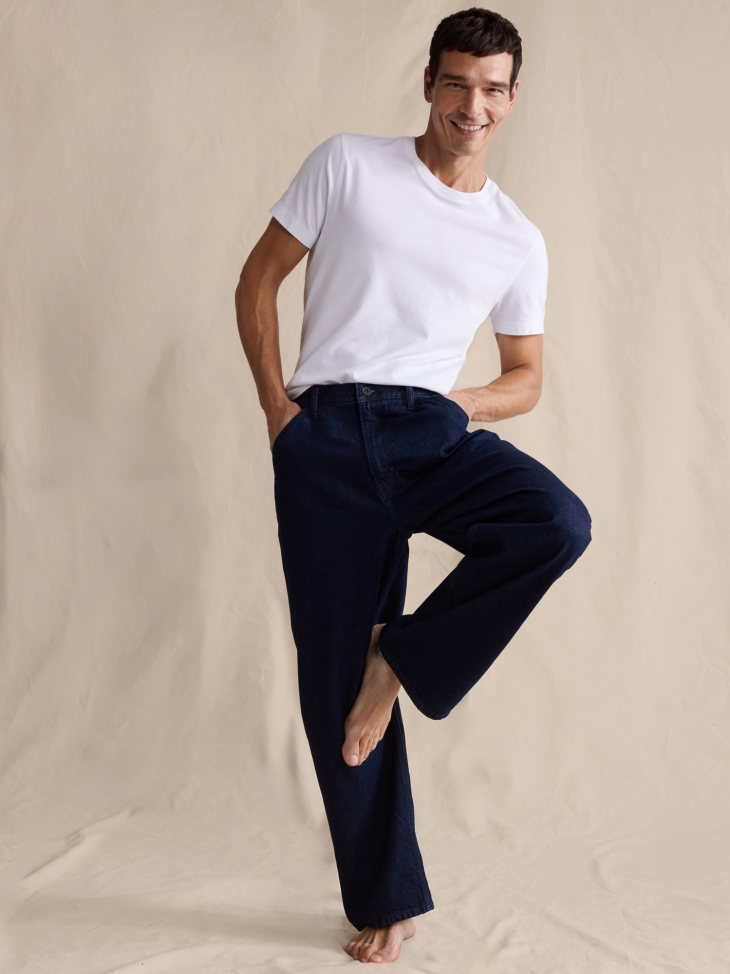 ルーズ ジーンズ-4 ルーズ ジーンズ-4