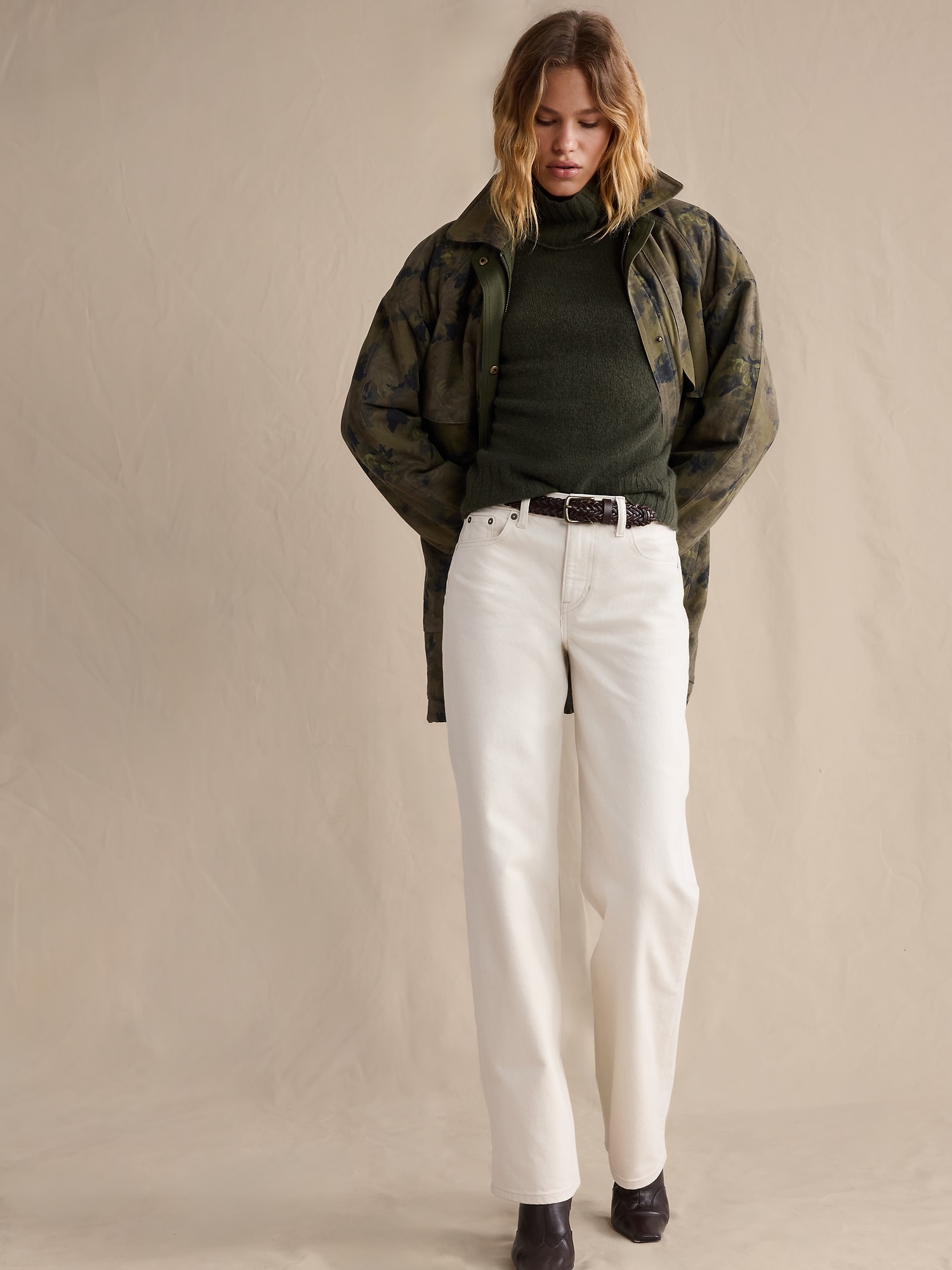 JEAN AMPLE ANNÉES 1990 À TAILLE MI-BASSE