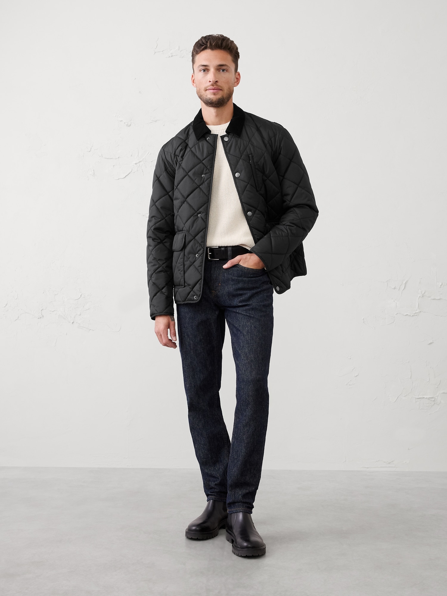Diamond Quilted Jacket