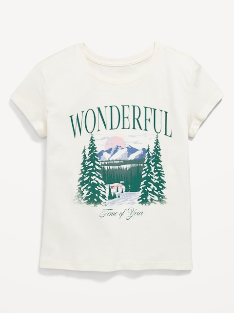 Short-Sleeve Graphic T-Shirt for Girls