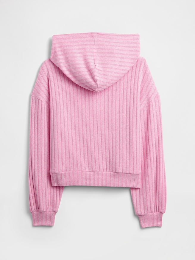 リラックスフィット あったかリブ パーカー (キッズ)-1