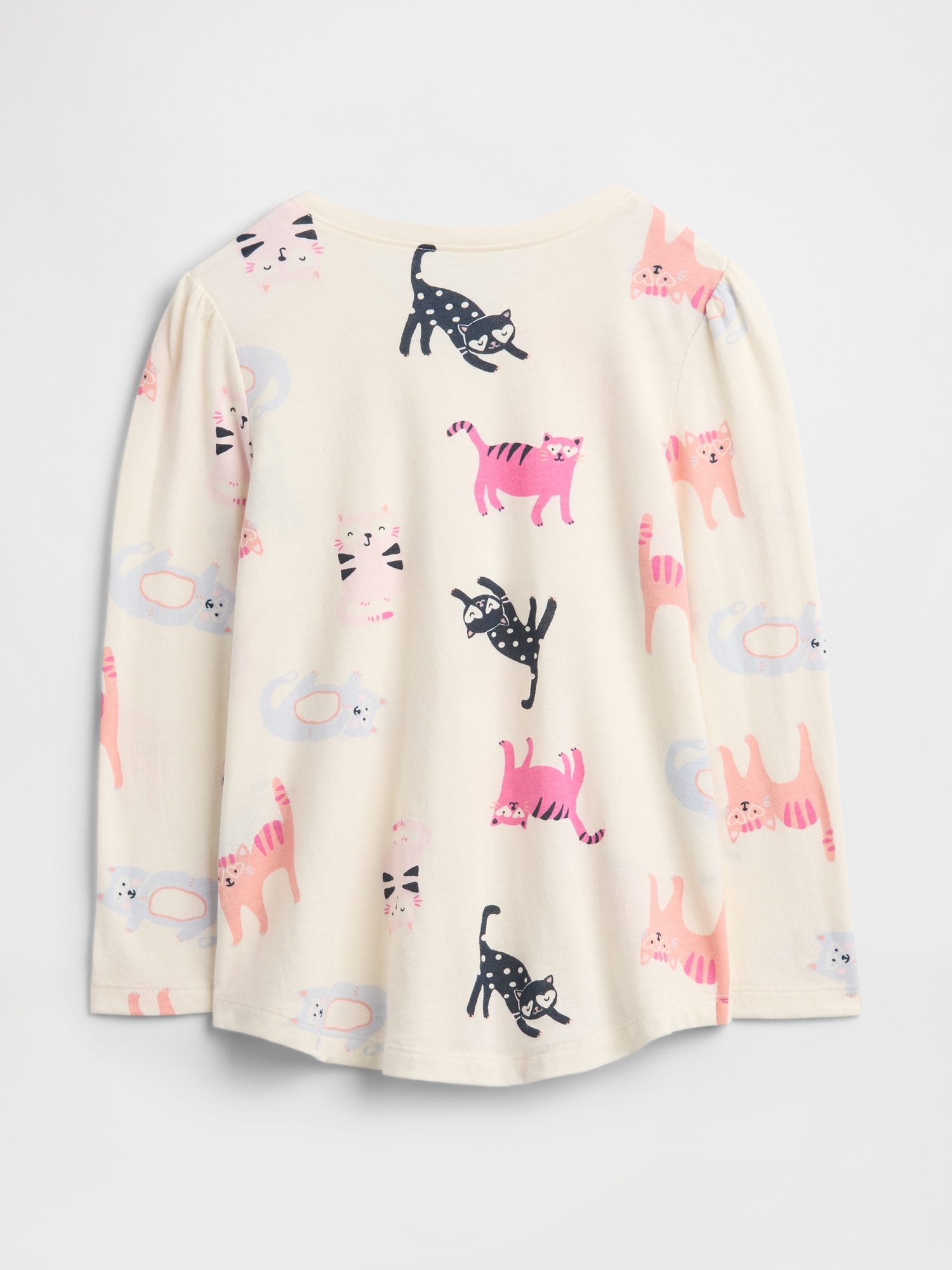 babyGap パフスリーブ グラフィックTシャツ-1