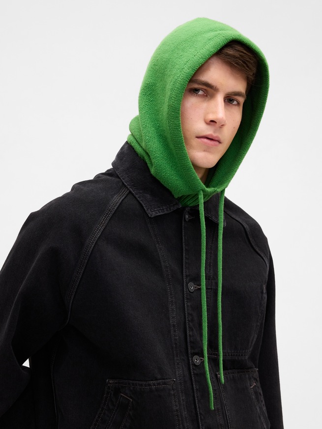 CashSoft カシミヤタッチ ドローコード バラクラバ-2