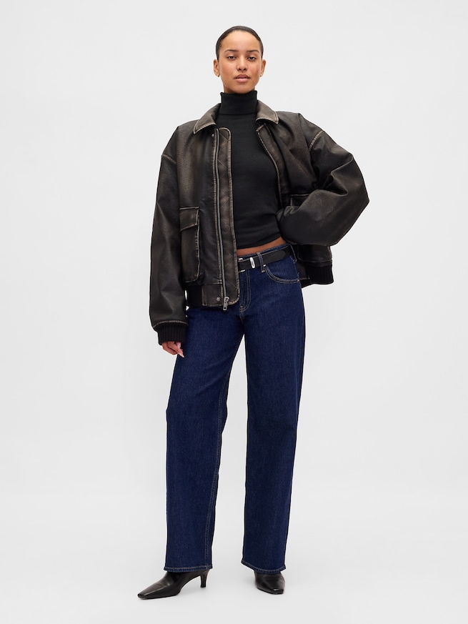 CashSoft カシミヤタッチ ストレッチ タートルネックセーター-1