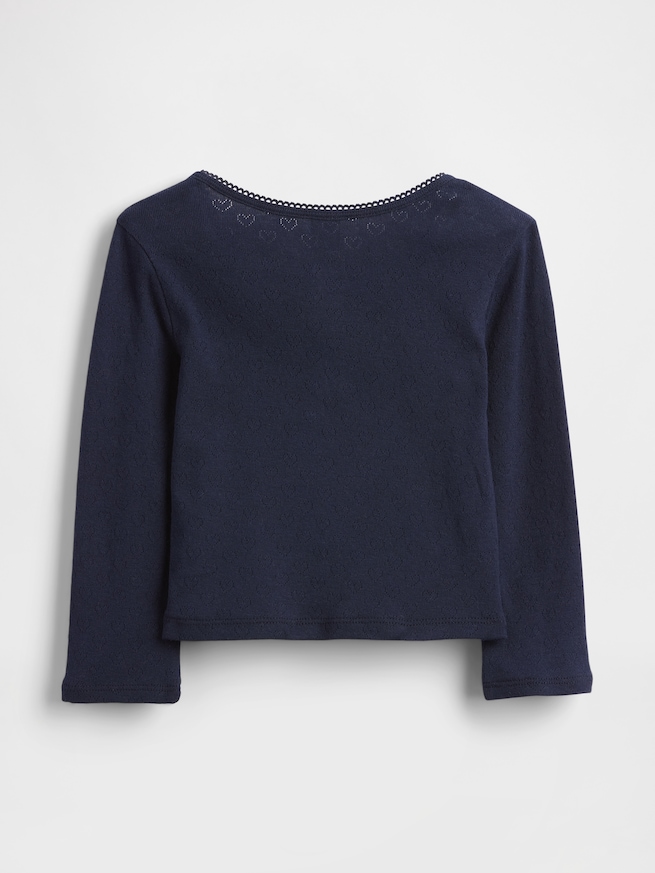 ポインテール ヘンリーネック トップス (幼児・ベビー)-1