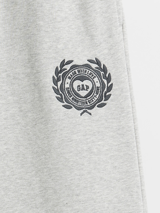 ハイライズ ヴィンテージソフト ハート GAPロゴ バギースウェットパンツ-4