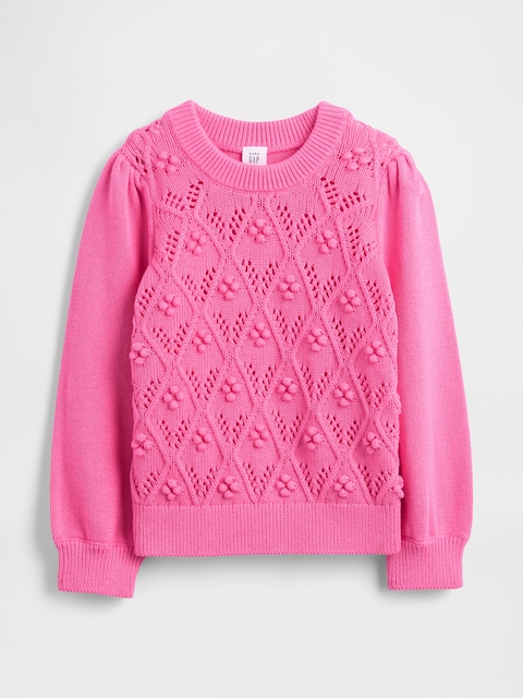 Baby & Toddler Puff-Sleeve Sweater