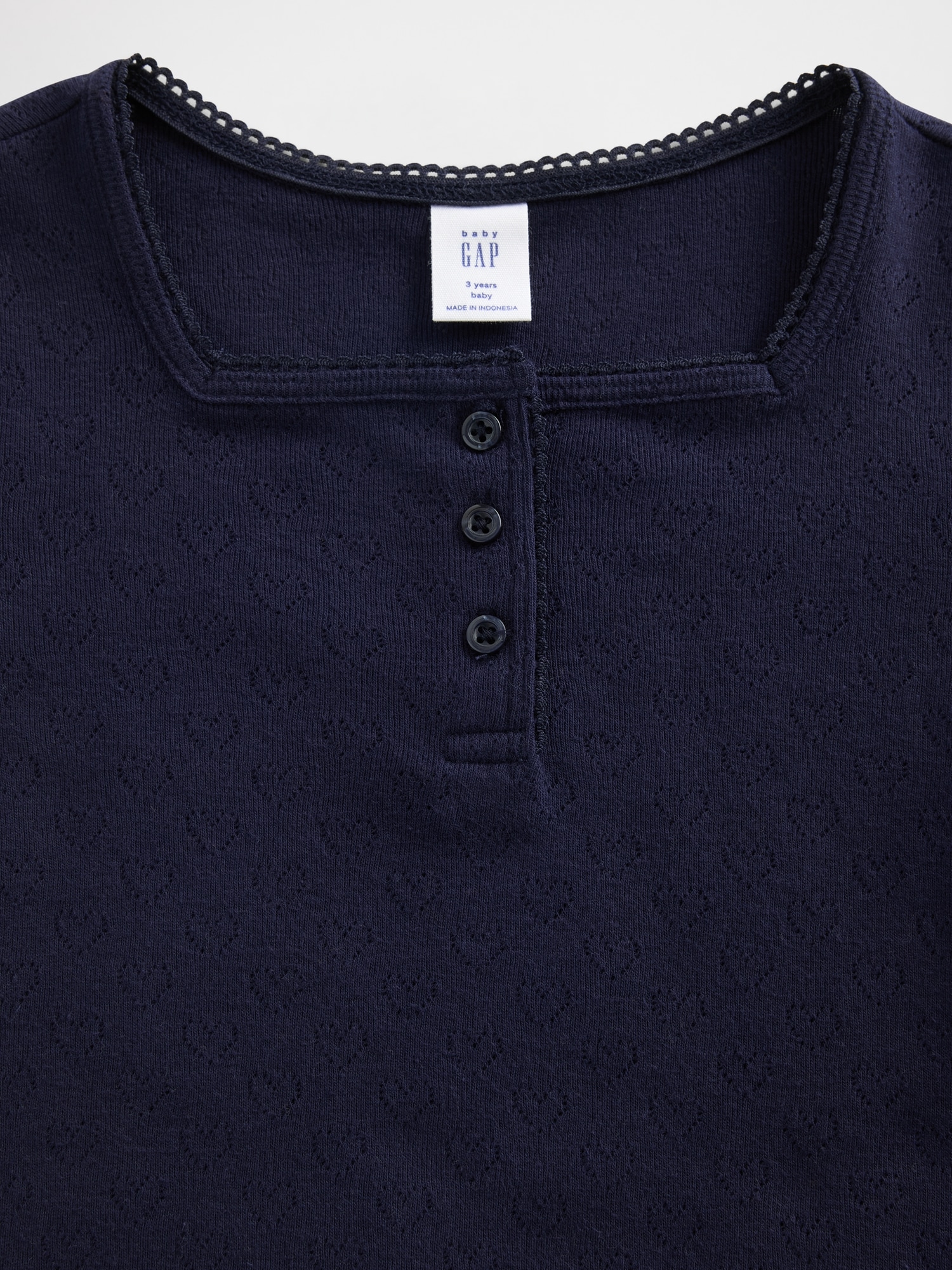 ポインテール ヘンリーネック トップス (幼児・ベビー)-2