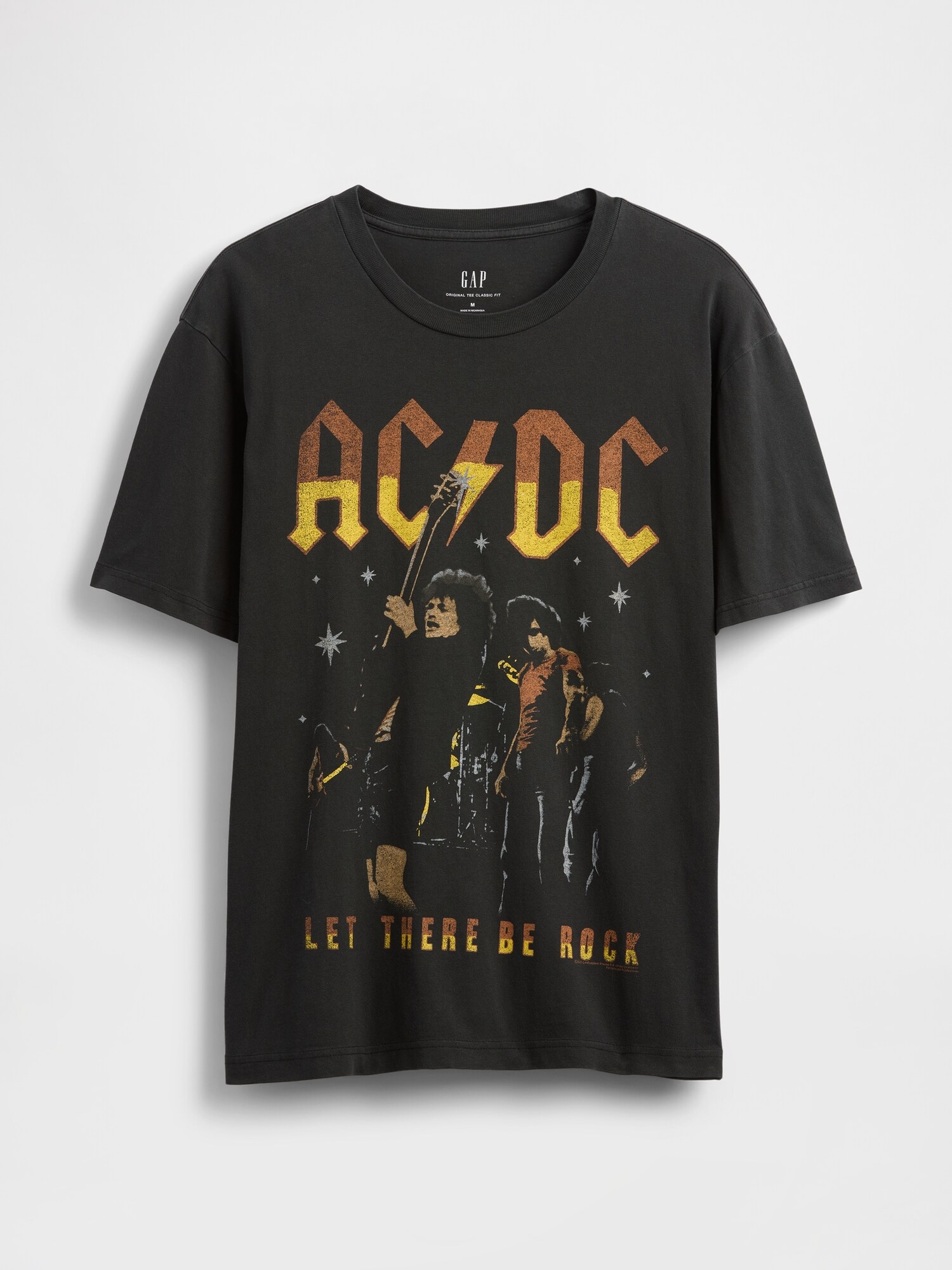AC/DC リラックスフィット グラフィックTシャツ-4