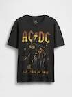 AC/DC リラックスフィット グラフィックTシャツ-4
