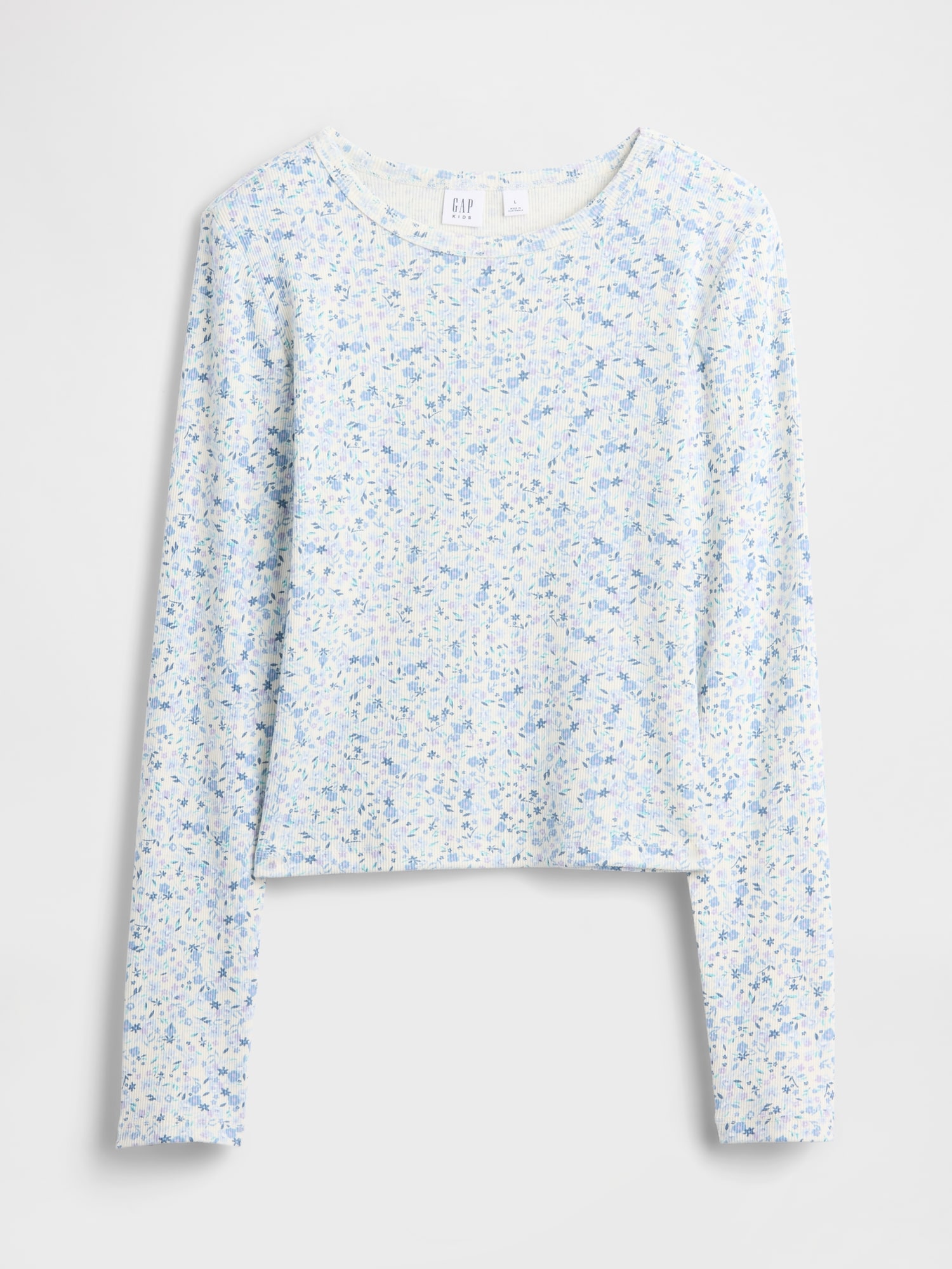 Kids Ribbed Pointelle T-Shirt