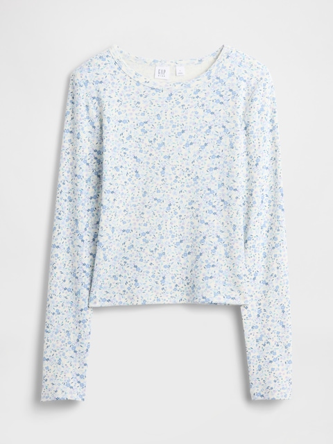 Kids Ribbed Pointelle T-Shirt