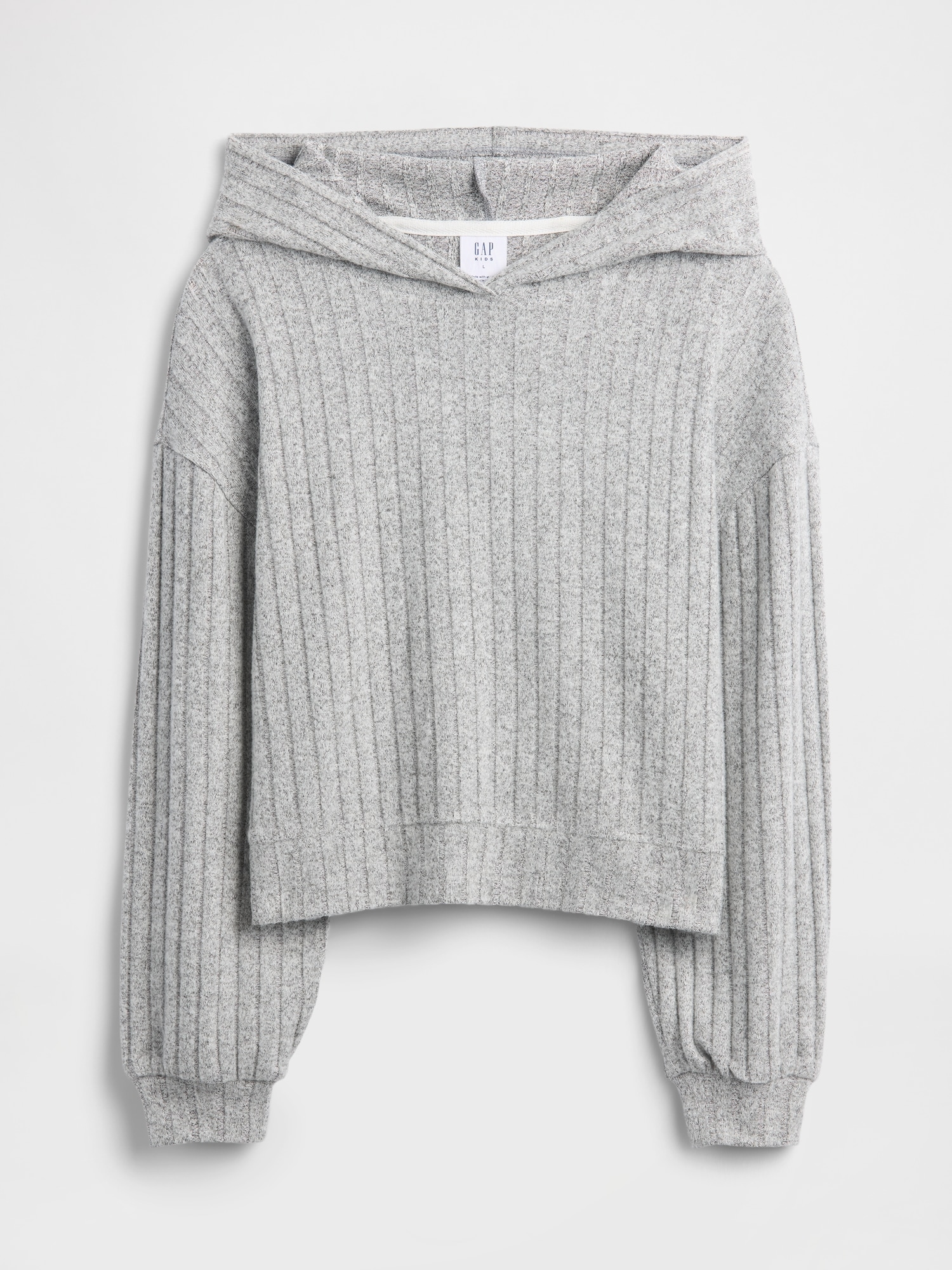 Kids Relaxed Cozy-Rib Hoodie