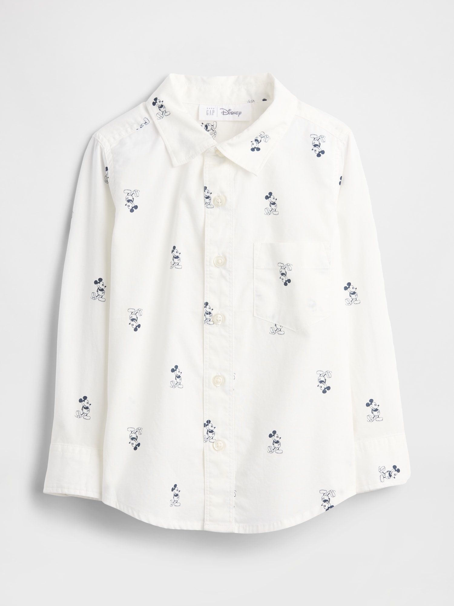 babyGap × Disney Mickey Mouse Poplin Shirt